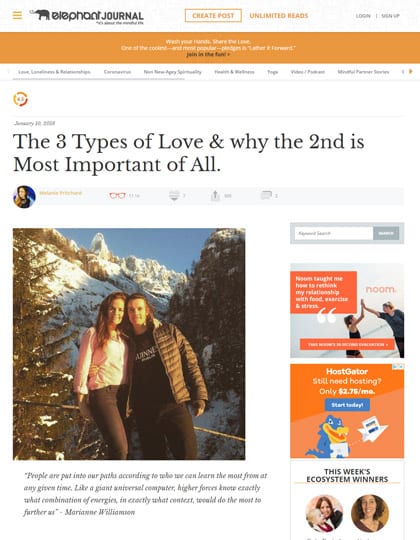 press elephant journal  types of love