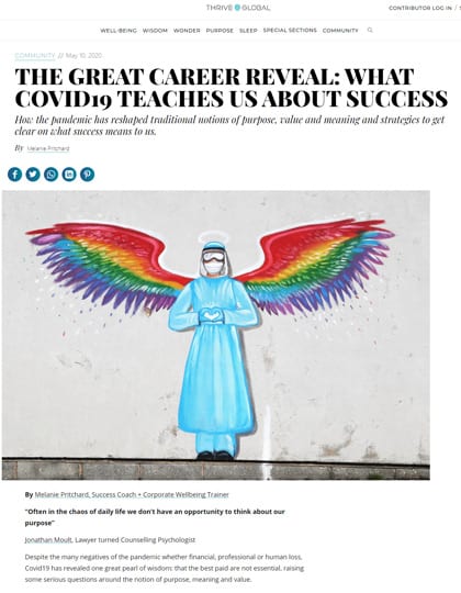 press thrive global great career reveal what covid teaches us about success